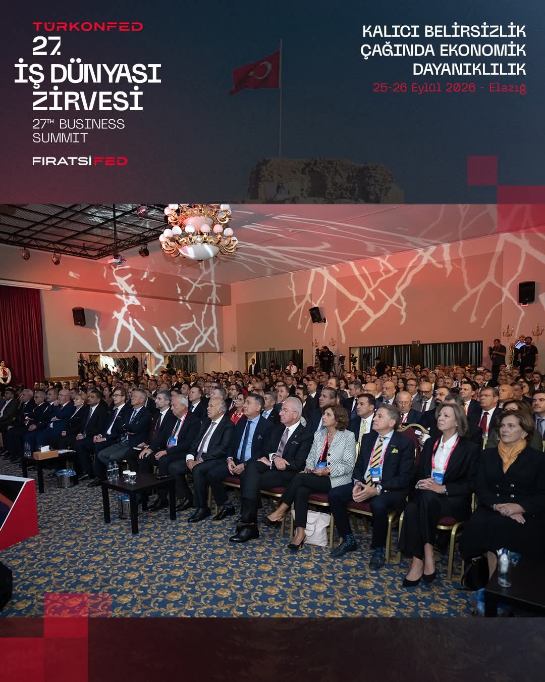 TÜRKONFED 27. İş Dünyası Zirvesi Elazığ’da Gerçekleştirildi